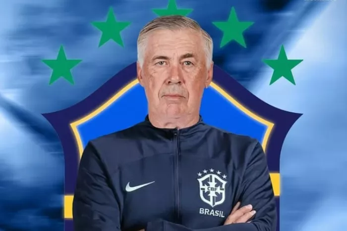 Carlo Ancelotti é o novo técnico da seleção brasileira