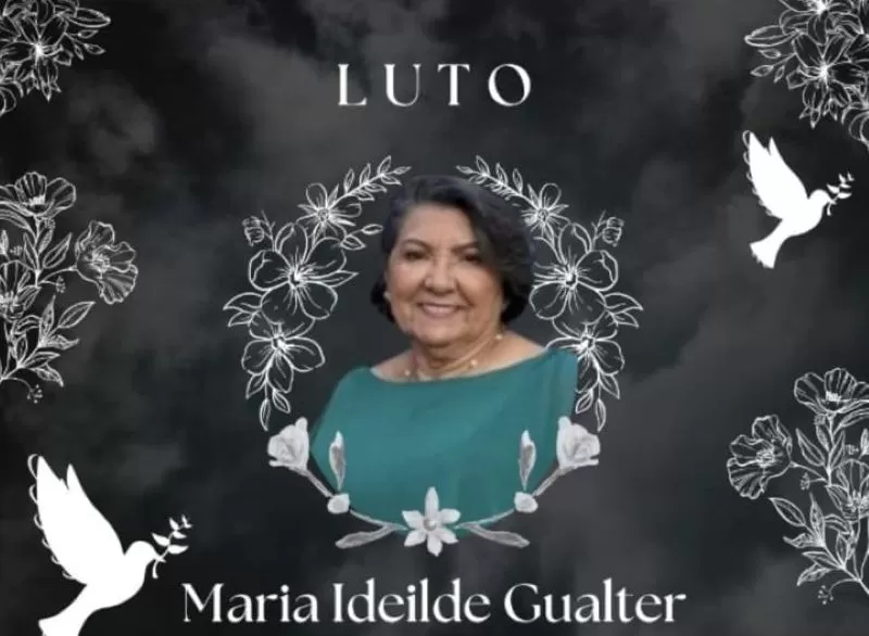Morre segunda vítima do acidente na BR-361 em Patos, Maria Ideilde Gualter