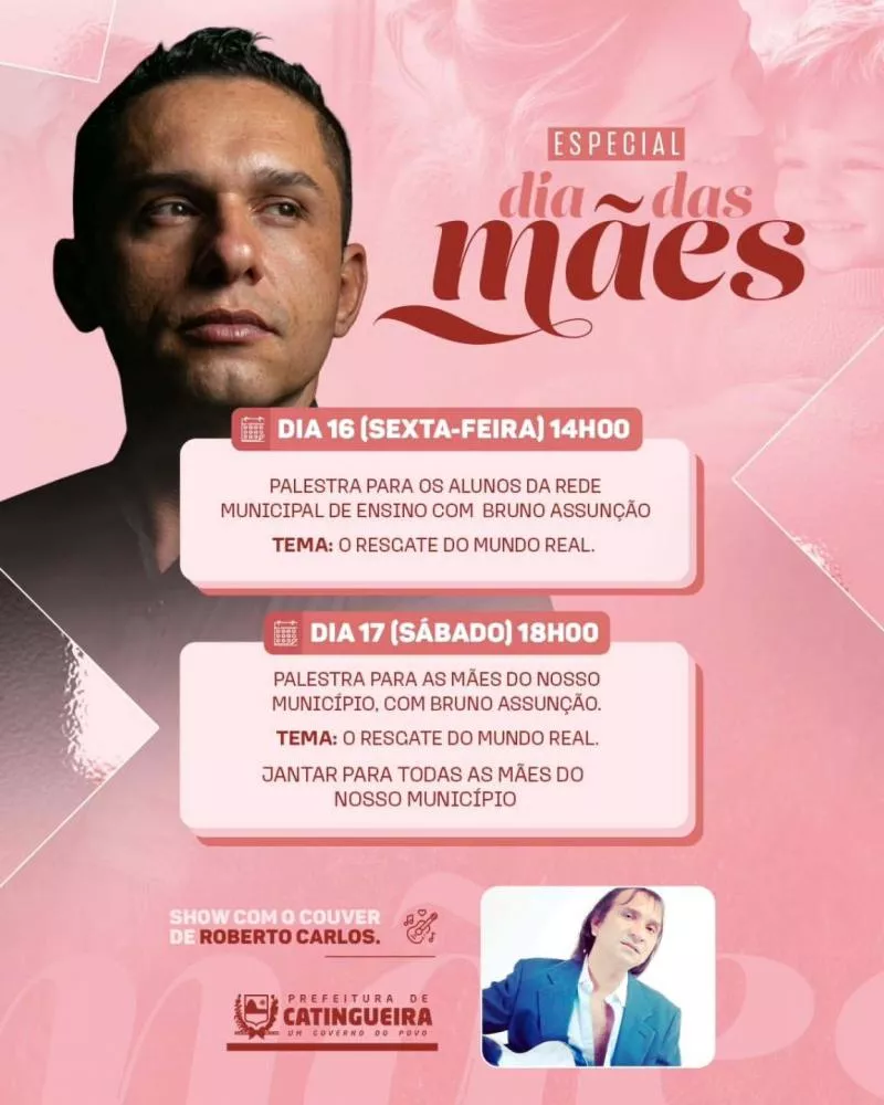 Prefeitura de Catingueira realiza programação especial em homenagem ao Dia das Mães