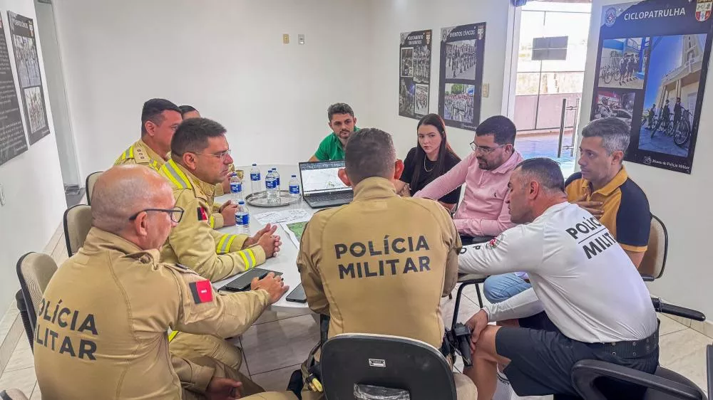 Segurança no São João de Patos 2025: Comandos do 3º BPM e 4º BBM alinham estratégias com a Prefeitura