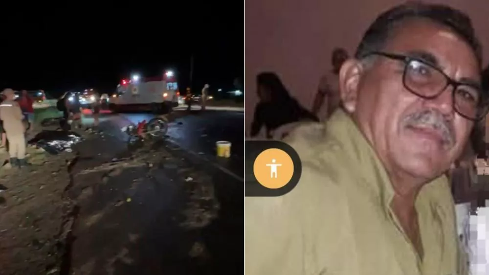 Acidente grave entre motocicletas e carreta deixa um morto e um ferido na BR-230, em Cajazeiras