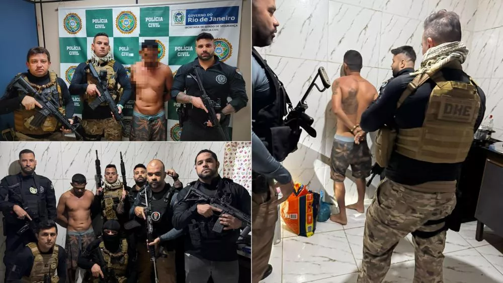 Foragido há 12 anos, líder de facção responsável por homicídios em Santa Luzia-PB é preso no Rio de Janeiro