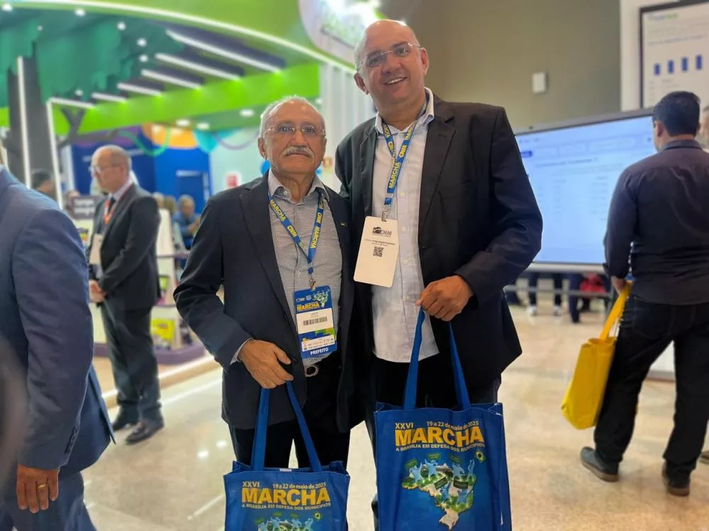 Dr. Jucélio participa da Marcha dos Prefeitos e encaminha pleitos de Mãe d’Água em Brasília.