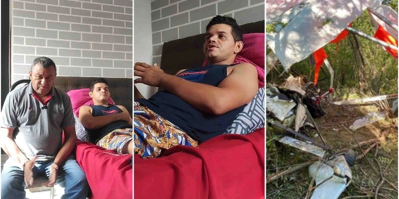 Homem que sobreviveu a acidente aéreo no Vale do Piancó fala sobre tragédia que vitimou empresário