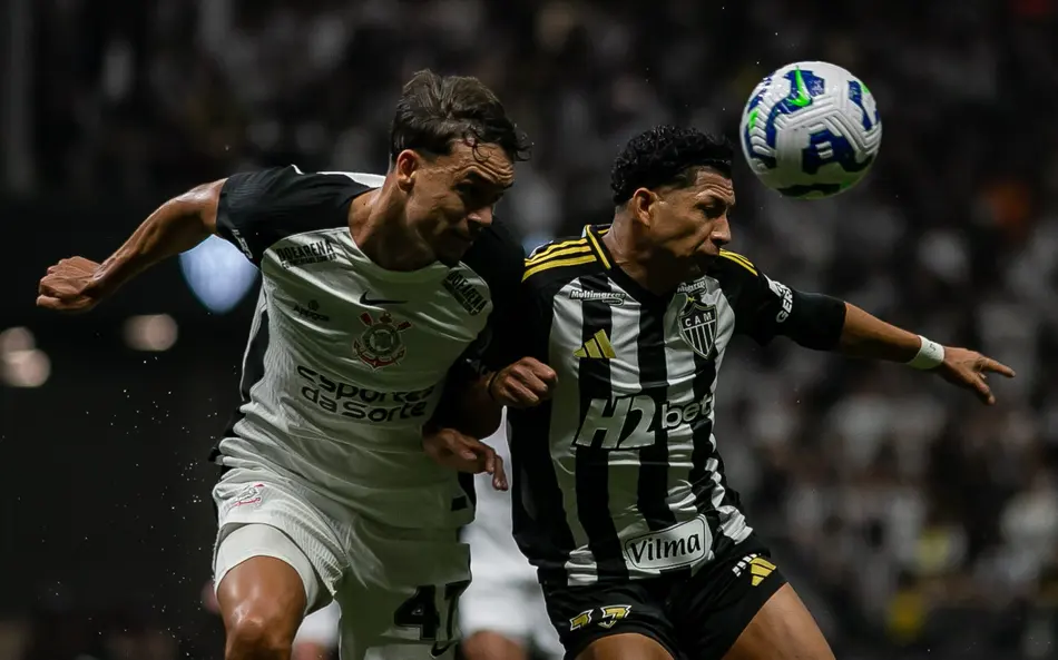 Atlético e Corinthians fazem jogo de poucas emoções e não saem do 0 a 0 no Brasileirão