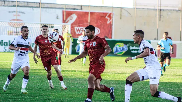 Sousa perde para o Santa Cruz e cai para a vice-lanterna do Grupo 3 da Série D