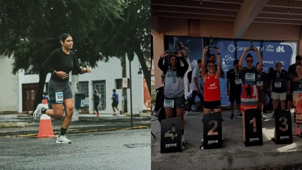 Atleta patoense Anielly Gouveia conquista 4º lugar na Corrida Circuito das Águas em Guarabira