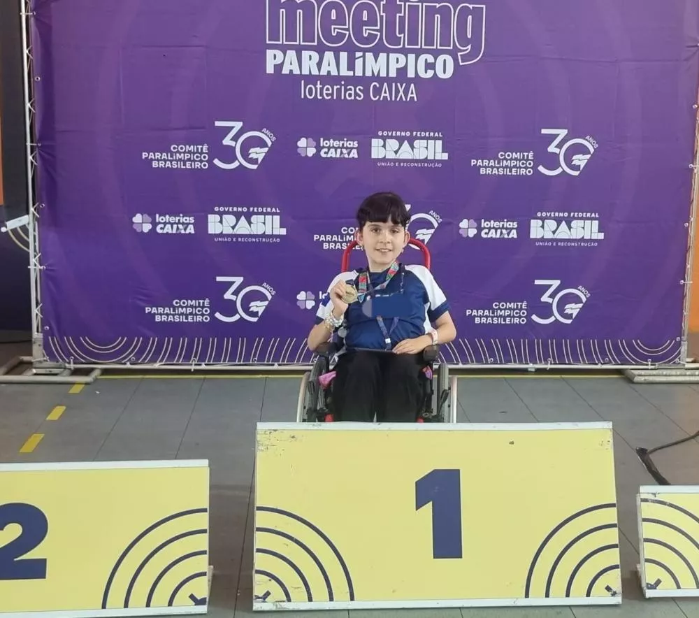 Paratleta de Patos conquista ouro nos Jogos Escolares Paralímpicos em João Pessoa