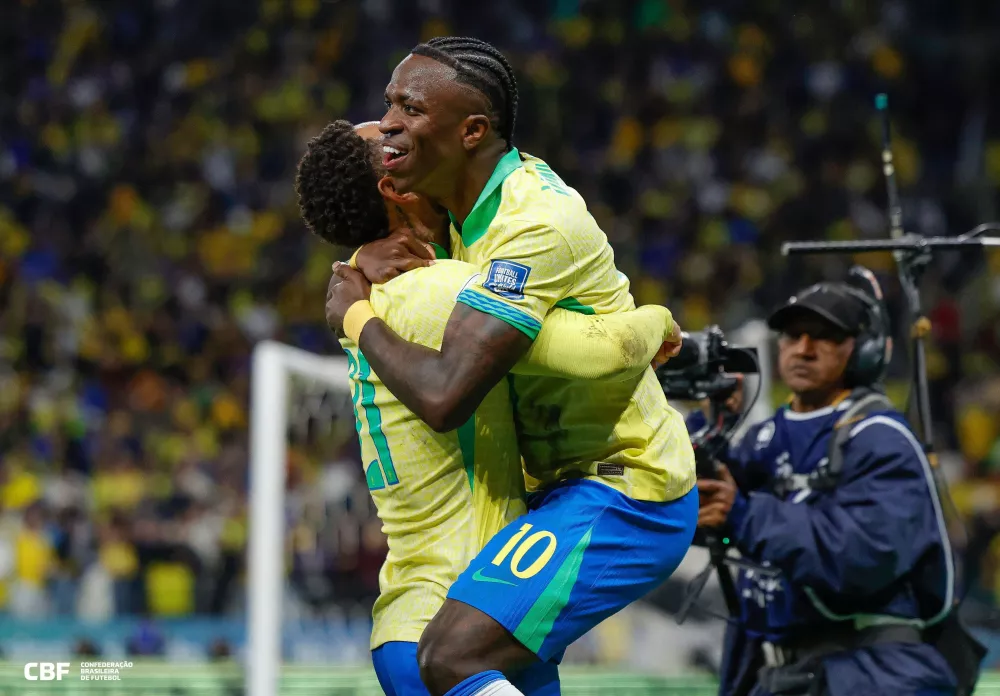 Vinicius Jr. decide, Brasil vence Paraguai e dá vaga na Copa do Mundo de presente a aniversariante Ancelotti