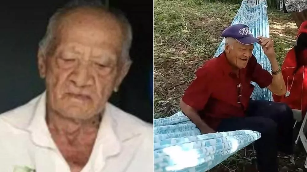 Familiares se despedem do senhor Francisco Gomes de Oliveira (Chico), muito conhecido em Patos