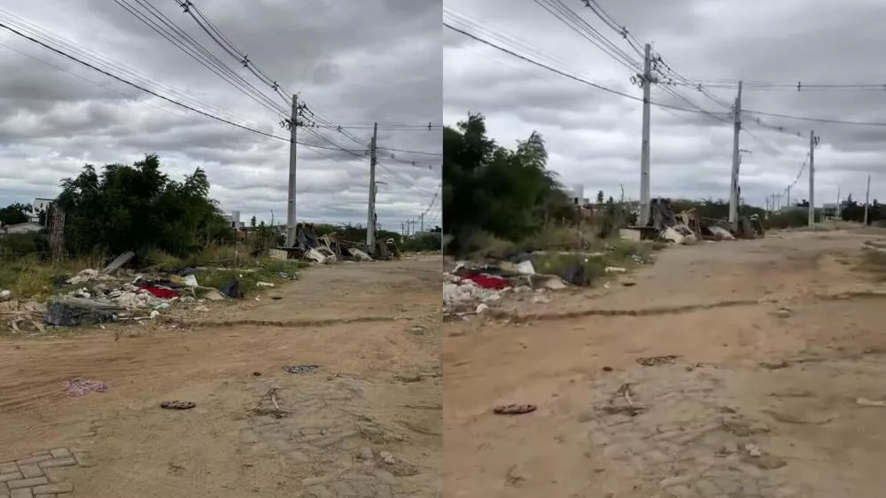 Internauta cobra providências do poder público para limpeza de lixo na entrada de Patos, próximo ao Rodoshopping