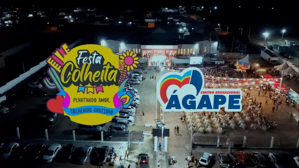 Festa da Colheita do Colégio Ágape emociona e reúne famílias em celebração de fé, tradição e união em Patos