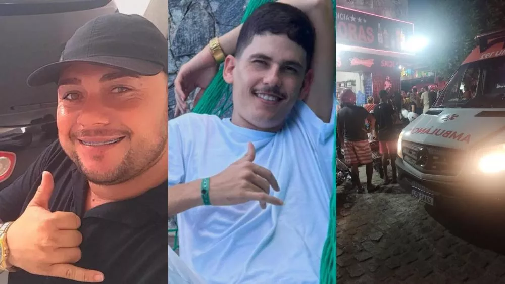 À esquerda, Danilo Alves; ao centro Ygor Thales (Foto: Reprodução)