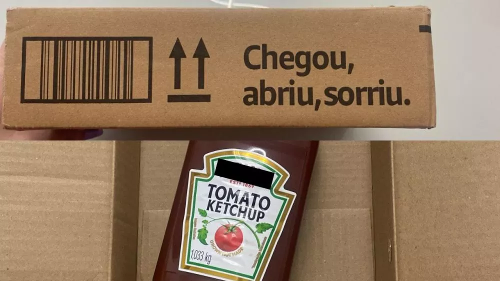 Na Paraíba: Professora compra iPhone pela internet, mas recebe um frasco de ketchup