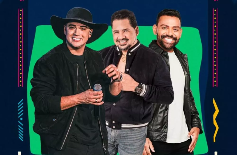 Natanzinho Lima, Zezo, Pablo, Mariah Sanfoneira e Gustavinho Sanfoneiro se apresentam no São João de Patos neste domingo (22)