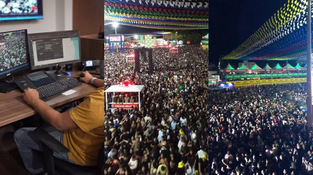 Polícia Militar utiliza tecnologia avançada do CICC para monitorar o São João de Patos