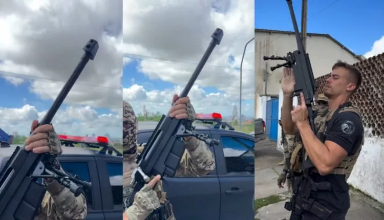 Polícia Civil apreende arma de uso restrito capaz de derrubar aeronaves em Campina Grande