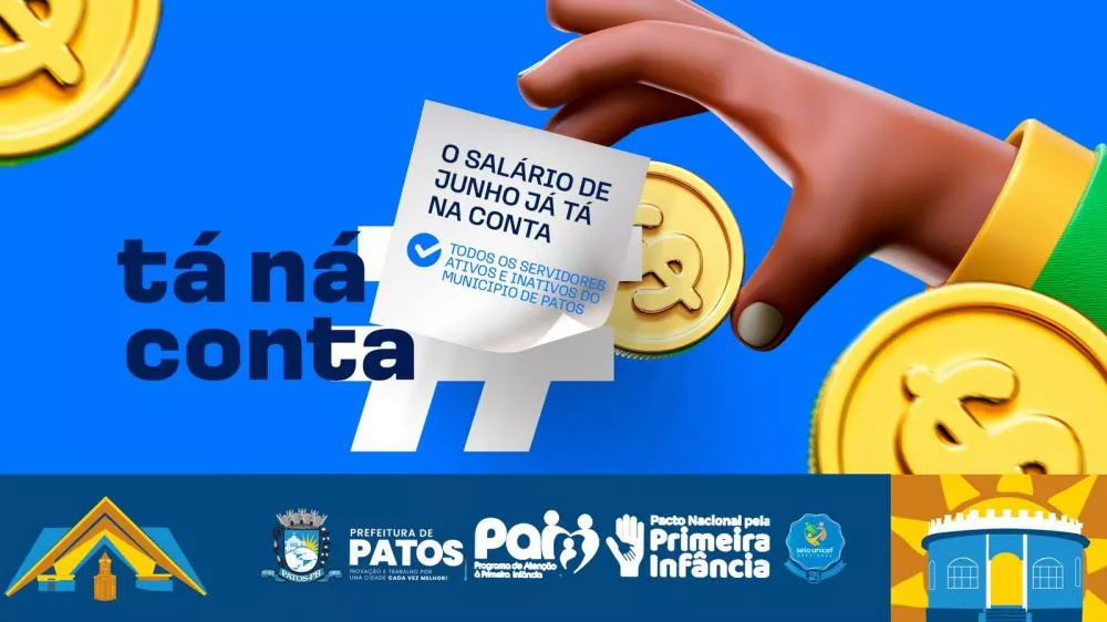 Prefeitura de Patos injeta mais de R$ 40 milhões em menos de um mês na economia local com pagamento de servidores
