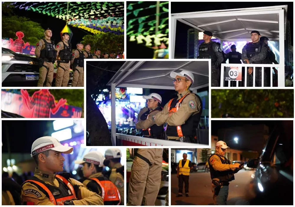 A exemplo de Patos e Santa Luzia, Teixeira também tem São João tranquilo, Segundo a PM 