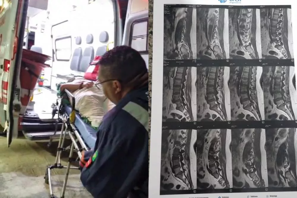 Morador de Patos faz apelo por cirurgia de hérnia de disco para esposa no Hospital Metropolitano e reclama de demora no atendimento