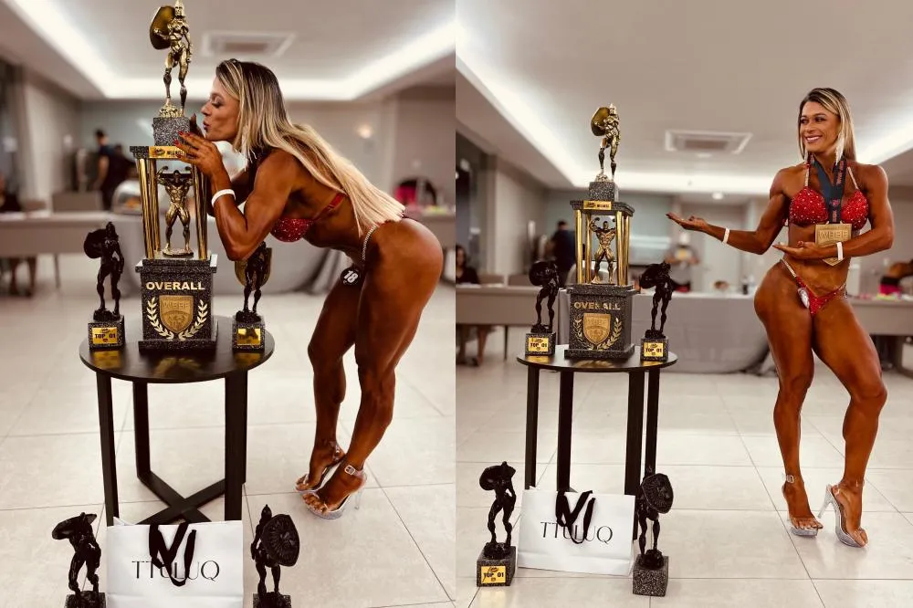Fisiculturista de Teixeira conquista cinco ouros em campeonato na capital João Pessoa