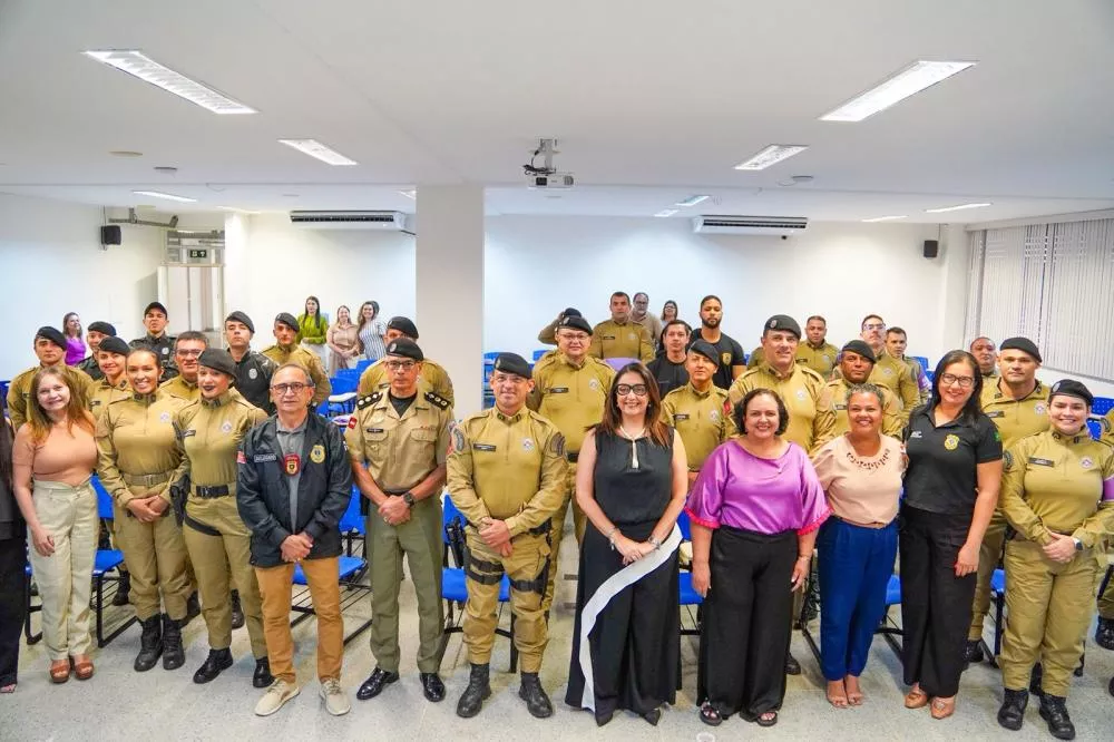 Francisca Motta celebra início de formação da Patrulha Maria da Penha em Patos, após dois anos de luta pela implantação
