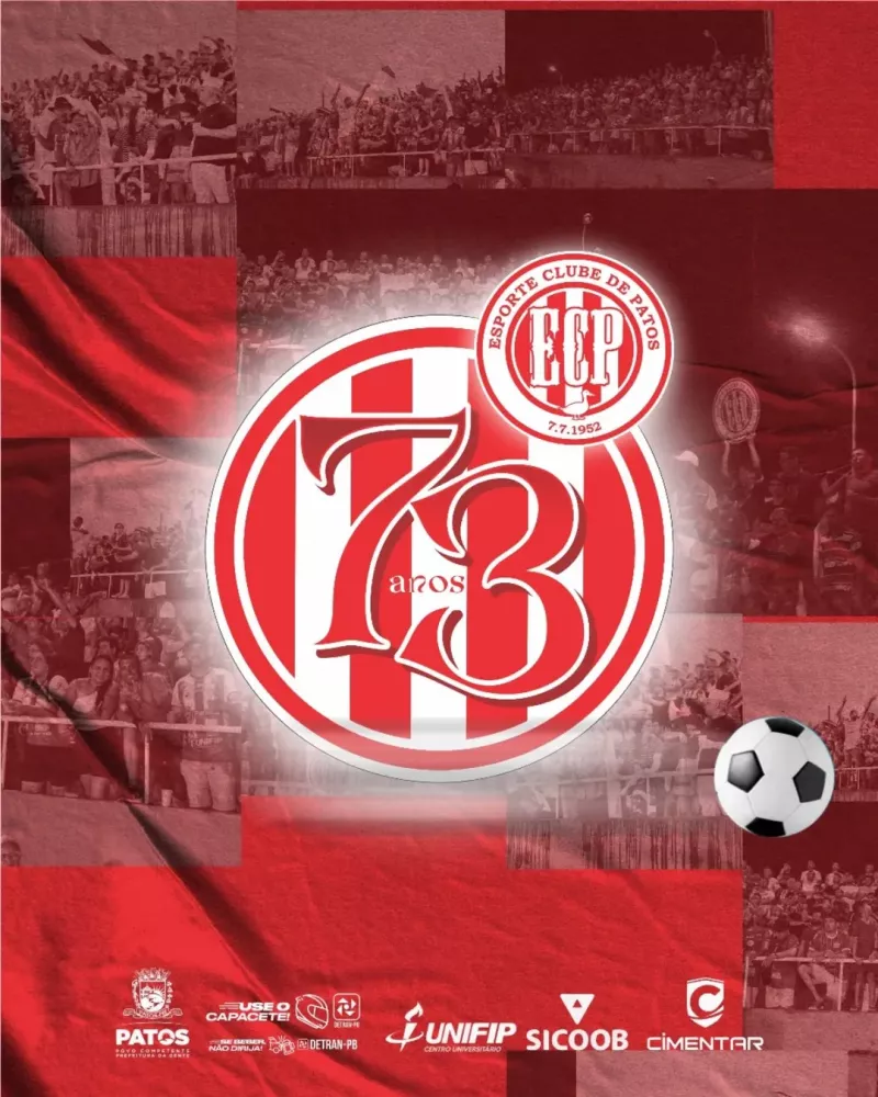 Esporte Clube de Patos completa 73 anos de história nesta segunda-feira (7)