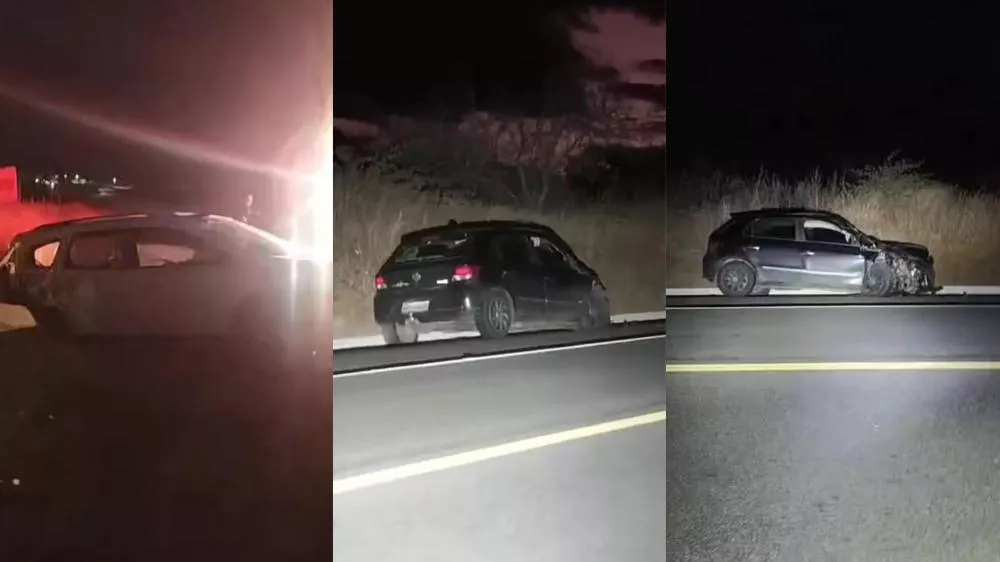 Colisão envolvendo dois carros é registrada na BR-230, entre Patos e Santa Gertrudes