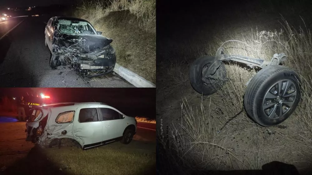 Conversão indevida provocou colisão na BR-230, entre Patos e Santa Gertrudes; PRF alerta para riscos