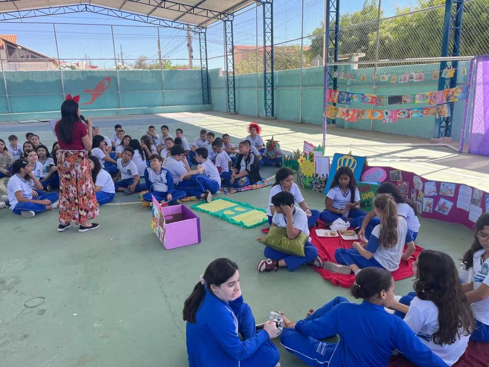 Lançamento do Projeto de Leitura e contação de histórias é realizado no Instituto Educacional Dr. Dionísio da Costa