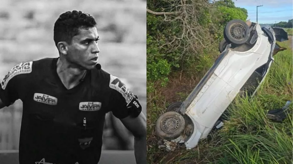 Árbitro assistente da FPF-PB morre após acidente de carro, no Conde, PB