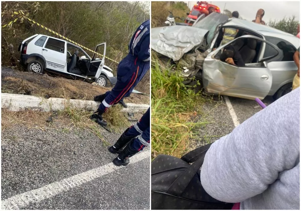 Grave colisão na PB-238 entre Desterro e Teixeira deixa três mortos na manhã deste sábado (19)