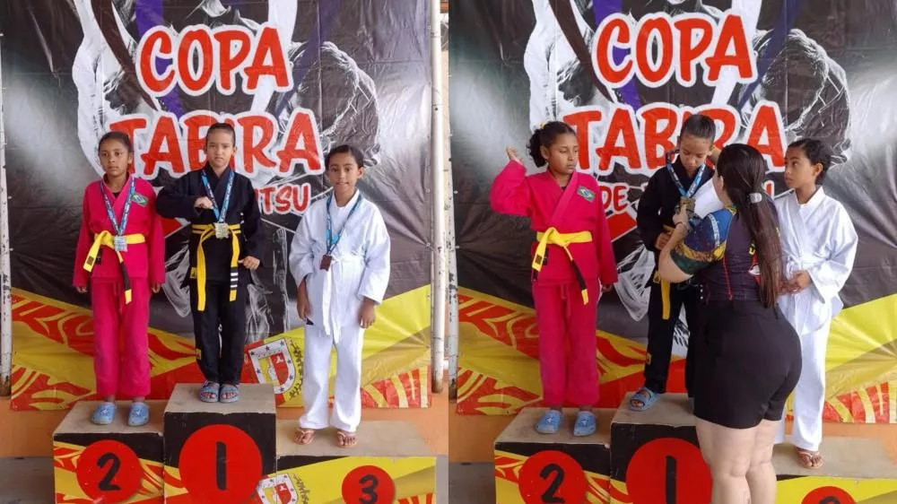Atleta mirim de Patos conquista ouro em campeonato de Jiu-Jitsu em Tabira-PE