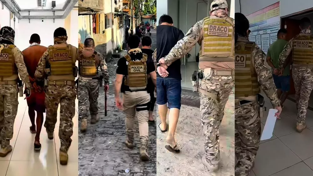 Polícia Civil e Gaeco cumprem 70 mandados judiciais, incluindo 25 de prisão, e desarticulam maior facção criminosa da Paraíba