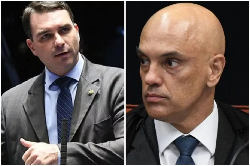 Flavio Bolsonaro apresenta pedido de impeachment de Moraes ao Senado