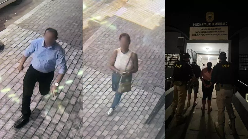 Casal preso em Pernambuco é oriundo de Fortaleza e aplicava o “golpe do bilhete premiado” em agências bancárias de Patos, diz delegado