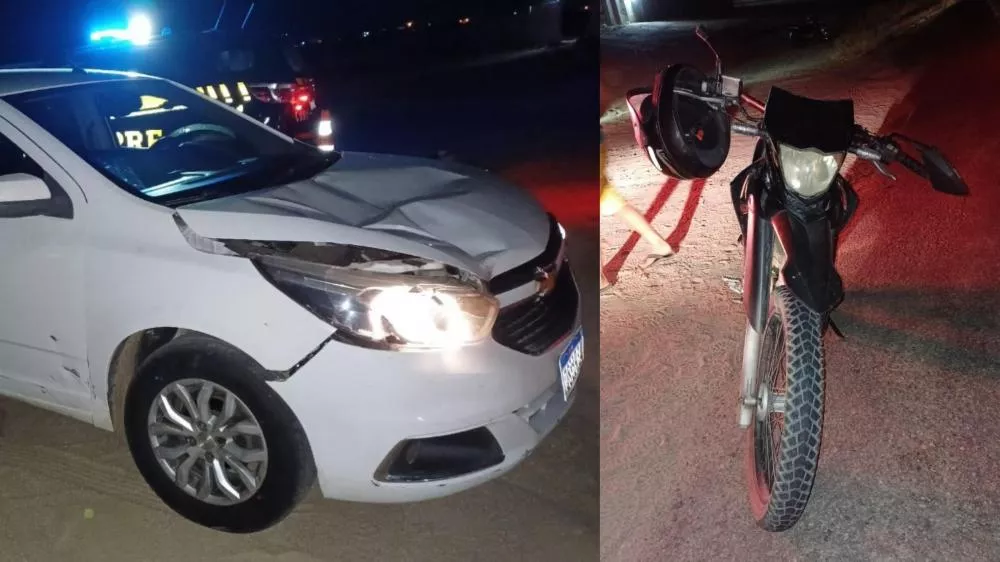 Grave acidente deixa dois feridos, incluindo um menor, na BR-230, em Patos; motorista é detido por embriaguez