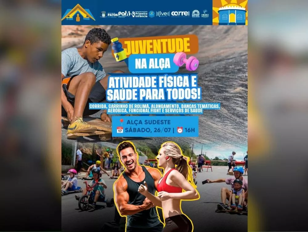 Juventude na Alça promete tarde de lazer, saúde e nostalgia para toda a família neste sábado (26)