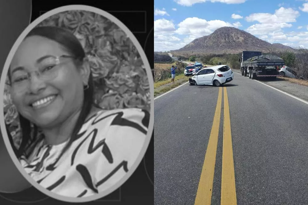 Professora de Cajazeiras, vítima de colisão frontal na BR-230 entre Pombal e Aparecida, não resiste e morre no hospital