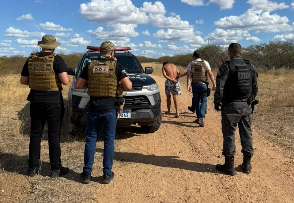 Foragido é recapturado em Patos após romper tornozeleira eletrônica e fugir da carceragem da 15ª DSPC