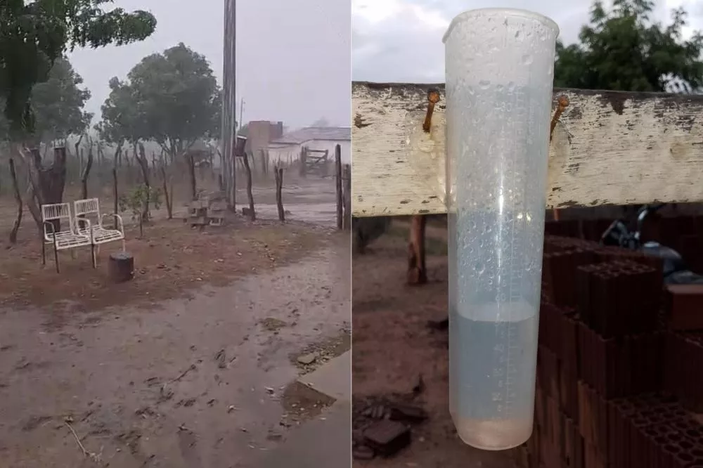 Chuva volta a cair no Sertão da Paraíba e anima moradores; zona rural de Santa Terezinha registra 50 mm