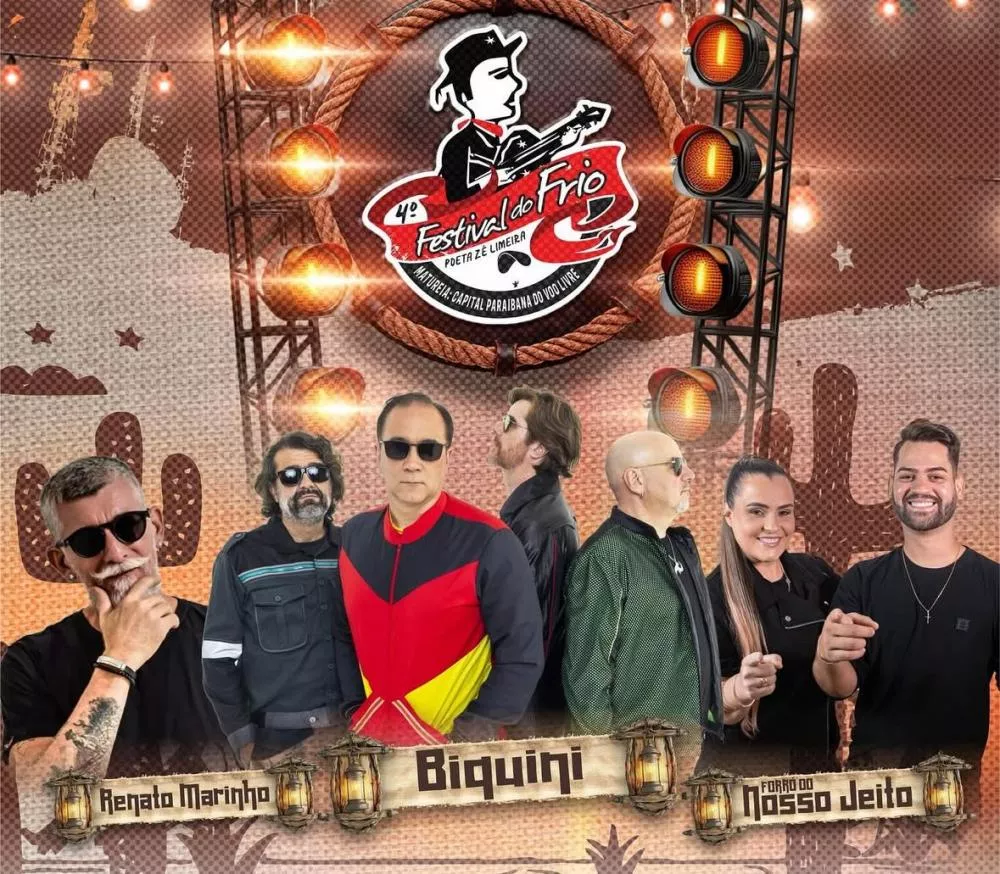 Festival do Frio 2025 chega ao fim nesta segunda (4) com shows de Biquini Cavadão, Renato Marinho e atrações regionais em Matureia