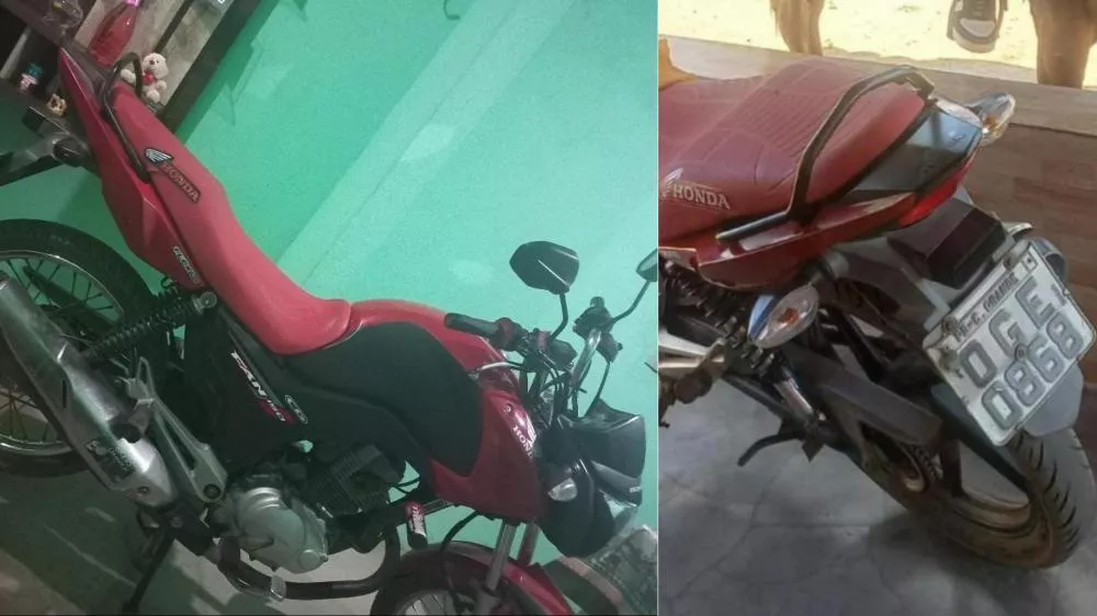 Trabalhador tem motocicleta roubada por dupla armada na zona rural de Santa Terezinha (PB)