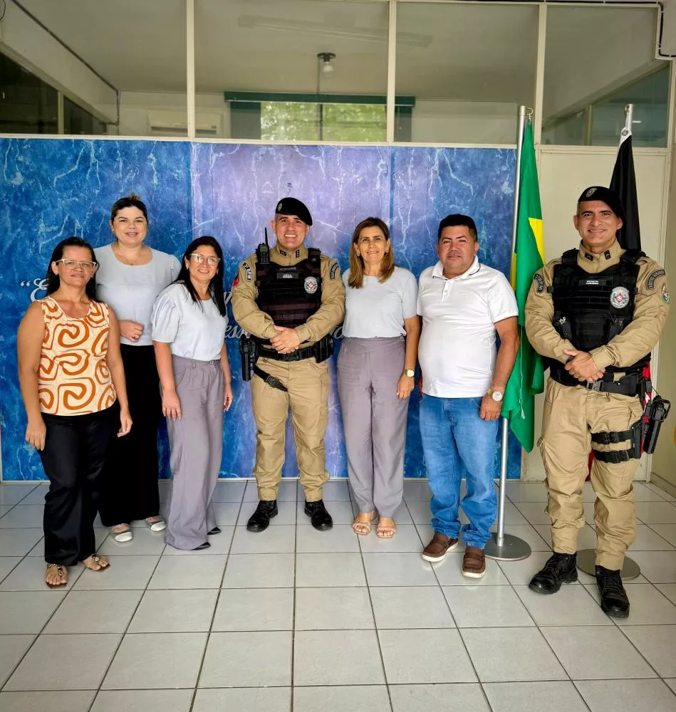 Polícia Militar e Prefeitura de São Mamede alinham implantação do PROERD nas escolas municipais