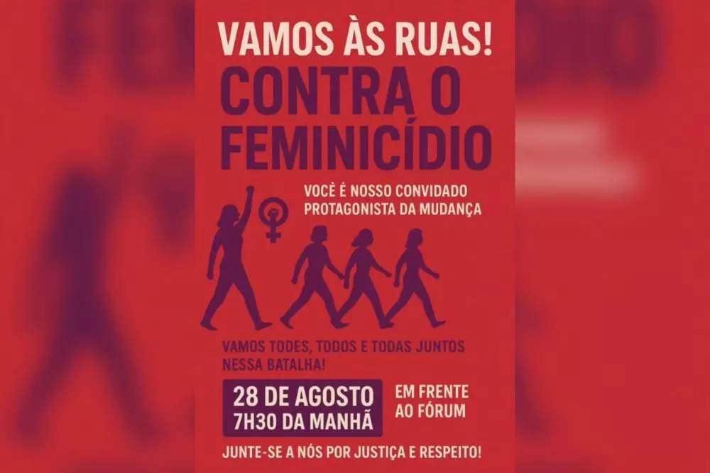 Conselho Municipal dos Direitos da Mulher convoca população de Patos para ato contra o feminicídio no próximo dia 28