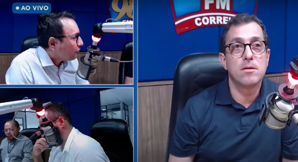 Clima tenso marca entrevista de Gervásio Maia na Rádio Correio; veja o vídeo