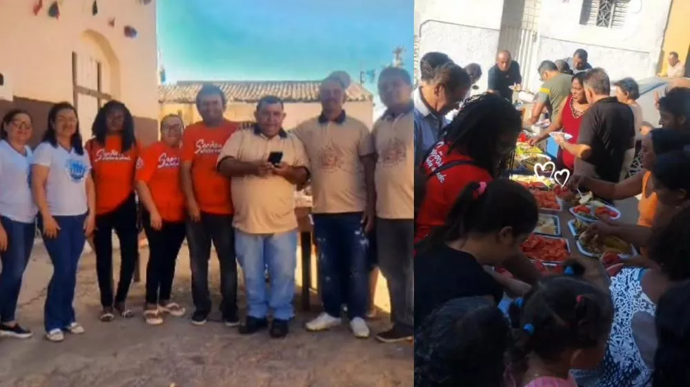 Projeto Sopão da Solidariedade realiza café da manhã especial do Dia dos Pais na Rua do Meio, em Patos