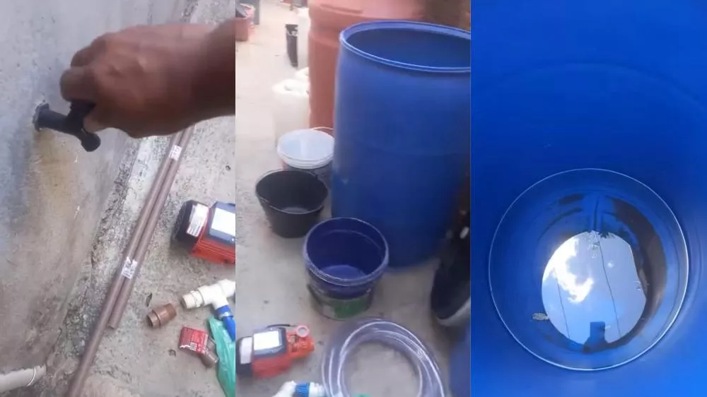 Em São Mamede, morador faz desabafo e volta a cobrar solução para falta de água há mais de 20 dias