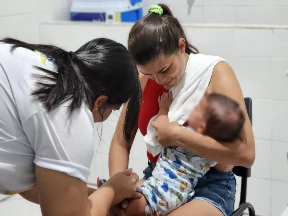 Catingueira realizou Dia D de Multivacinação com ênfase na vacina Tríplice Viral 