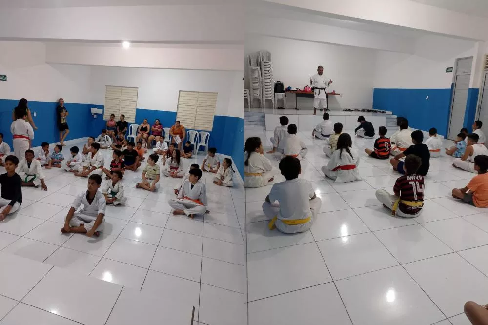Projeto Karatê Social “Educando para a Vida” retoma atividades em novo espaço cedido pela Prefeitura em Patos